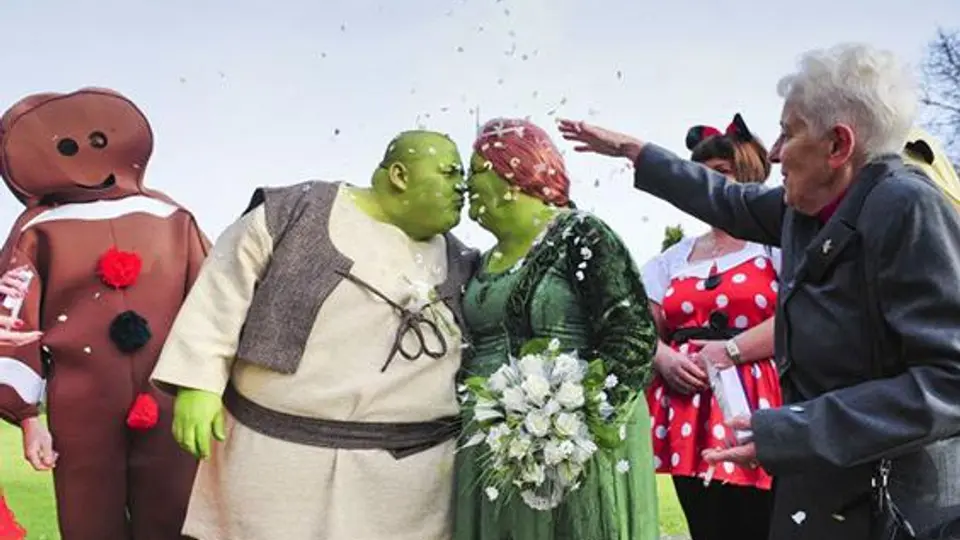 Boda de Shrek y Fiona, en la vida real