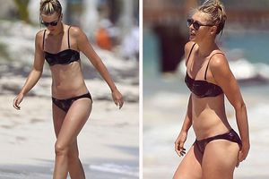 Sharapova luce su figura en playas mexicanas