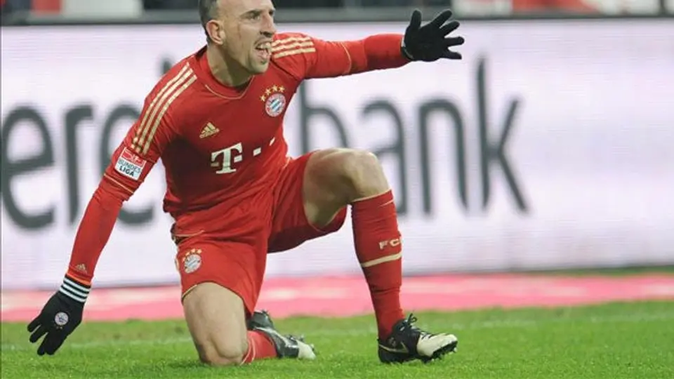 Ribery 'asusta' al público