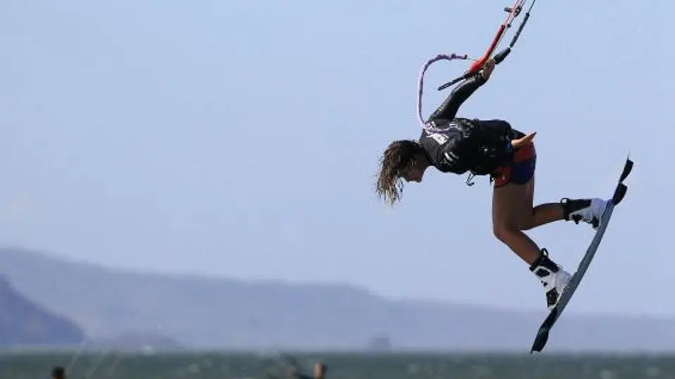 Pulido, lista para defender su título de kiteboarding