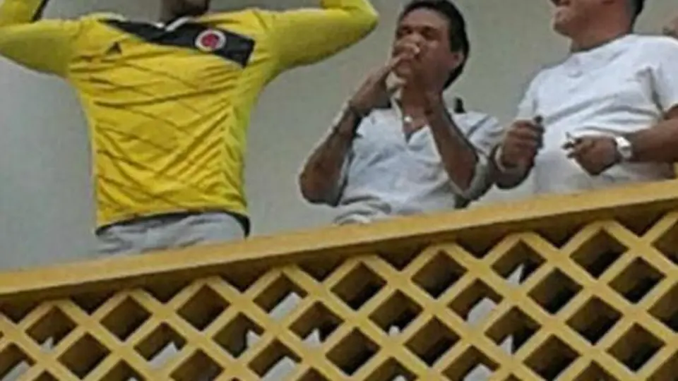 Will Smith presume jersey de Colombia