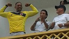 Will Smith presume jersey de Colombia