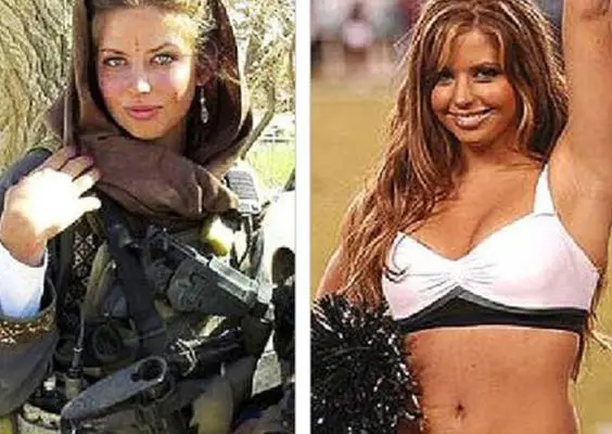De porrista de la NFL a oficial del Ejército