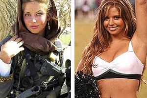 De porrista de la NFL a oficial del Ejército