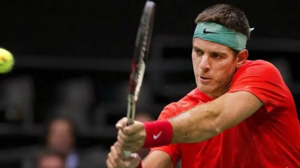 Del Potro debuta con victoria en Rotterdam