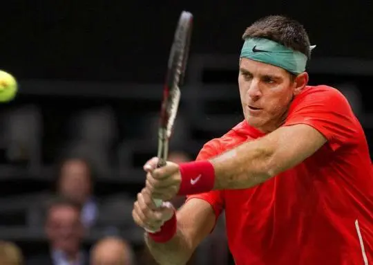 Del Potro debuta con victoria en Rotterdam