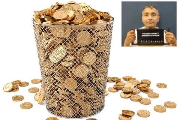 Para no dárselos a su ex, tira a la basura 500 mil dólares en oro
