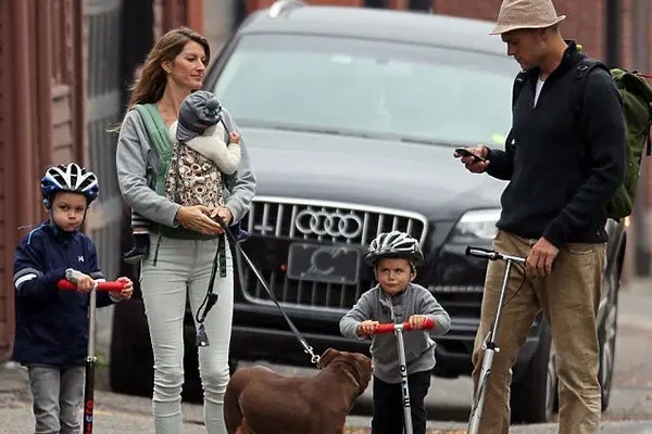 Tom Brady y Gisele Bündchen... su vida familiar