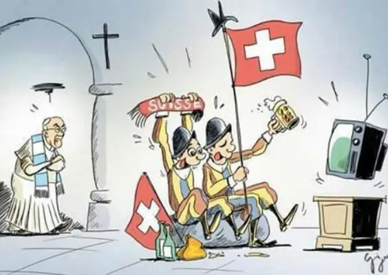 Vaticano bromea con partido entre Argentina y Suiza