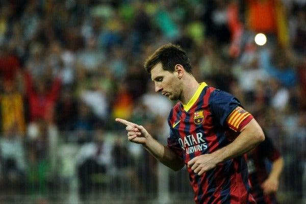 El cuadro catalán consiguió el empate final a los 56' vía Lionel Messi | AP