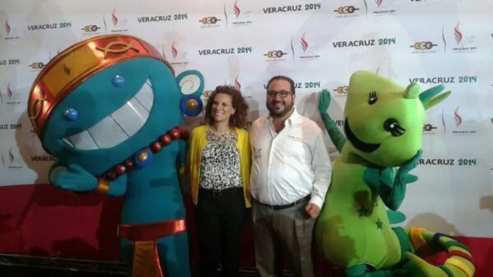 Presentan mascotas de los Centroamericanos de Veracruz