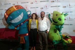 Presentan mascotas de los Centroamericanos de Veracruz