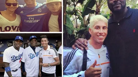 Estrellas de Hollywood se emocionan con el Real Madrid