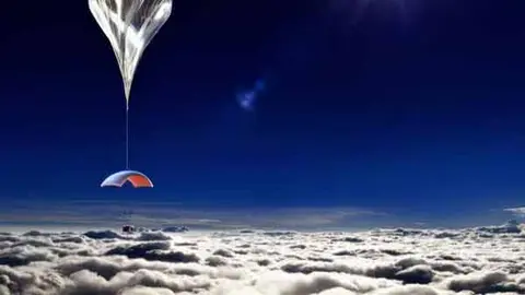 Empresa planea 'viajes espaciales' con globos aerostáticos
