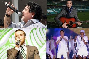 Cambian el balón por el micrófono