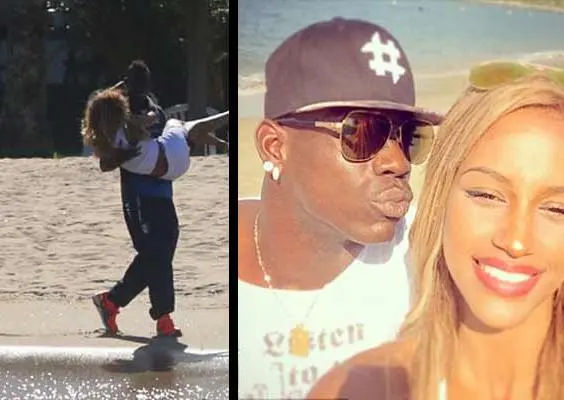 Balotelli y Fanny Neguesha disfrutan de Brasil