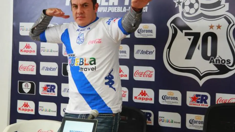 Cuauhtémoc Blanco será suplente con Puebla