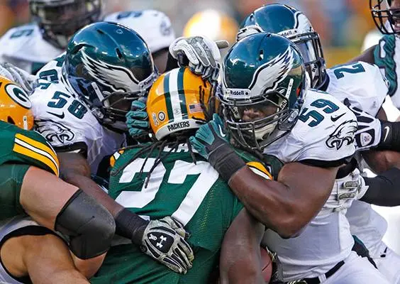 Green Bay sufre por las lesiones y cae a manos de Filadelfia