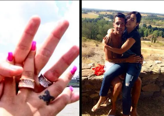 Larissa Riquelme está muy cerca del altar
