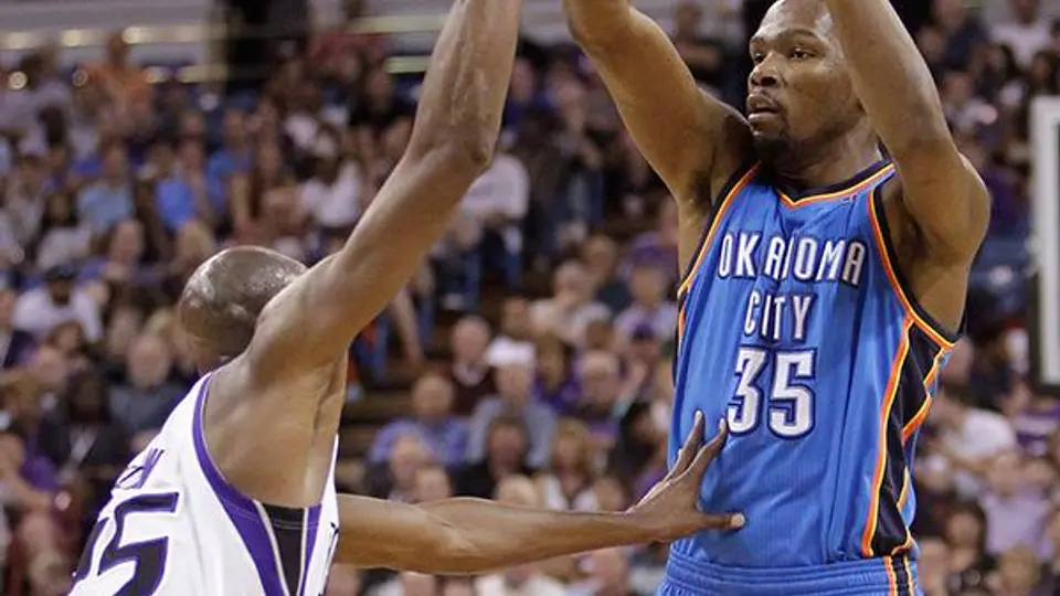 Racha de puntos de Durant se queda en 41 juegos