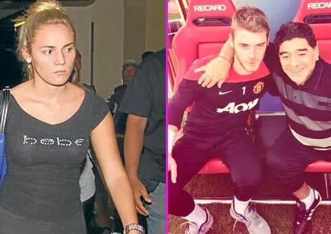 Rocío Oliva provoca celos del 'Diez' con De Gea