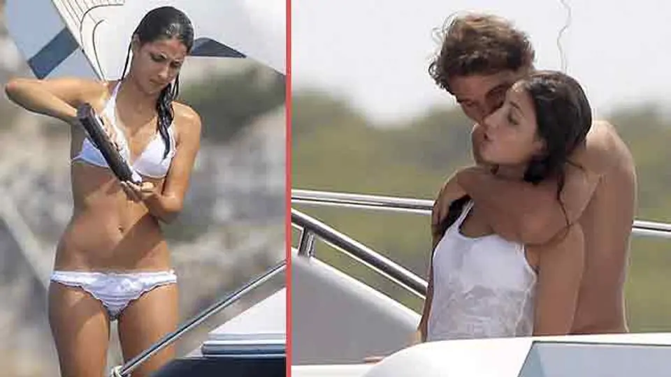 Nadal y su novia viajan en el 'barco del amor'