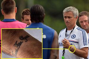 Mourinho estrena tatuaje en la muñeca
