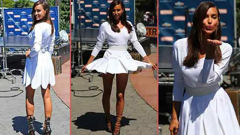 Irina Shayk le hace a 'Marilyn' en Los Ángeles
