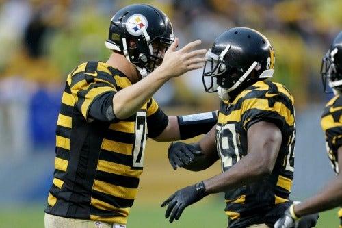 Roethlisberger celebra con Cotchery | AP
