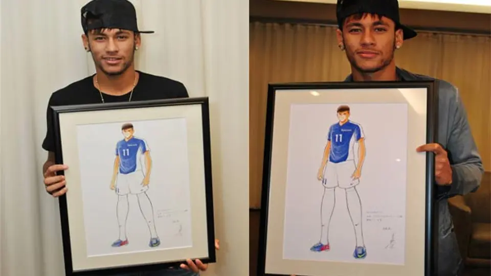 Neymar es dibujado al estilo de los Súper Campeones