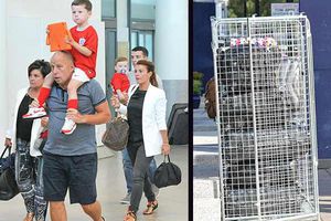 Clan Rooney llega a Brasil con todo el guardarropa