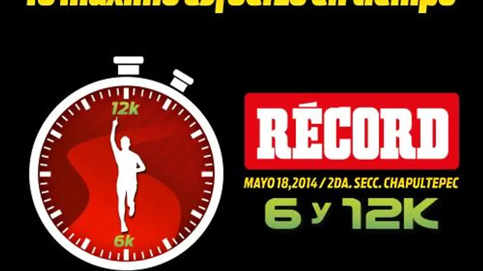 Participa en la Carrera 12K del Aniversario de RÉCORD