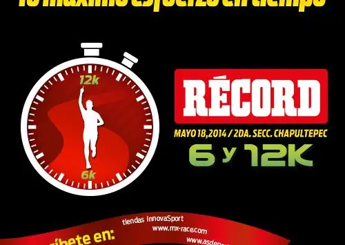 Participa en la Carrera 12K del Aniversario de RÉCORD