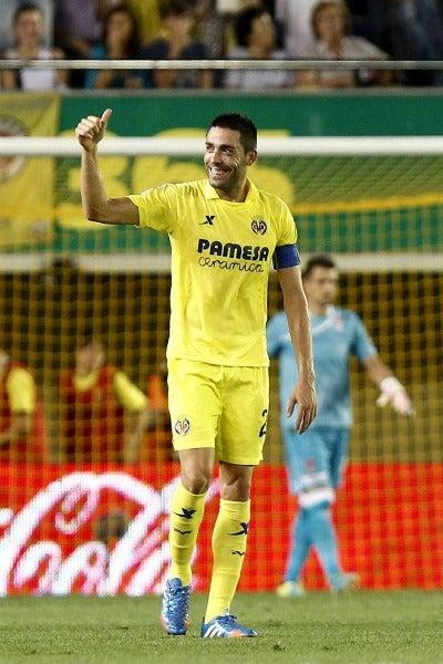 Bruno Soriano festeja un gol en la vicoria del Villarreal 3-0 sobre Granada | EFE