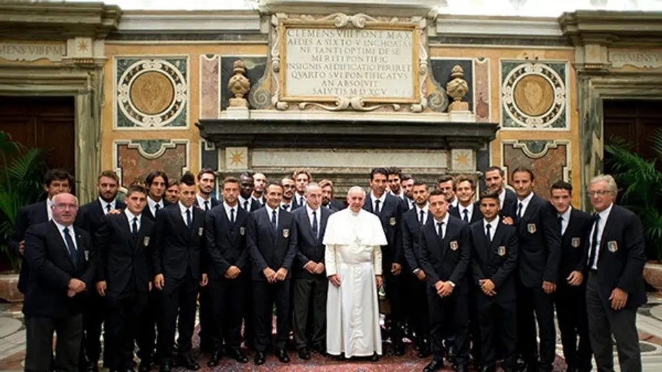 Papa Francisco recibe a selecciones de Argentina e Italia
