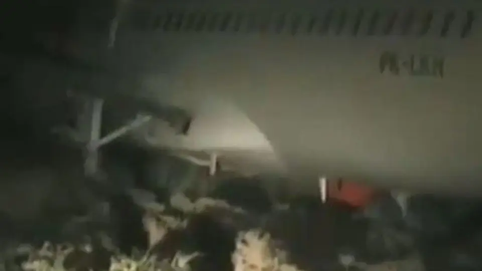 Tras atropellar a una vaca, avión se despista