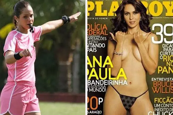Ana Paula, la mujer que dejó el silbato y llegó a Playboy