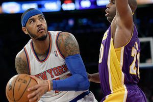 Anthony comanda triunfo de Knicks sobre Lakers