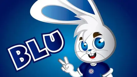 'Blu', nombre oficial de la mascota de Cruz Azul