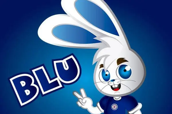 'Blu', nombre oficial de la mascota de Cruz Azul