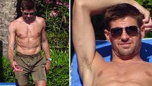 Steven Gerrard muestra musculatura en Dubai