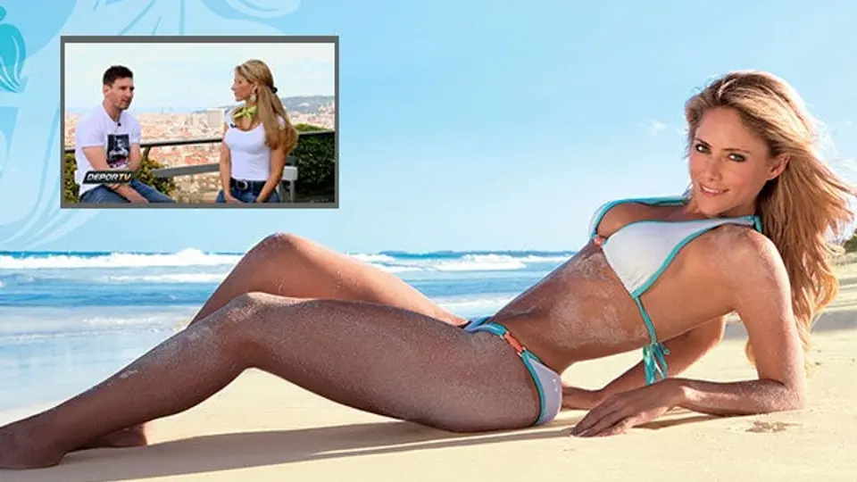 Inés Sainz llama la atención en España por entrevista a Messi