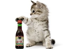 Sale al mercado vino exclusivo para gatos