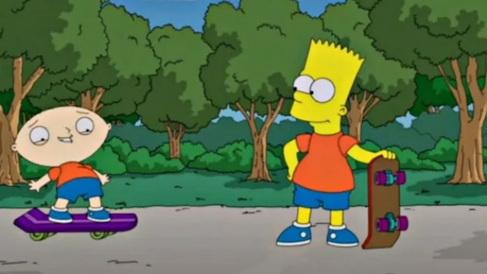 Crossover de Los Simpsons y Padre de Familia
