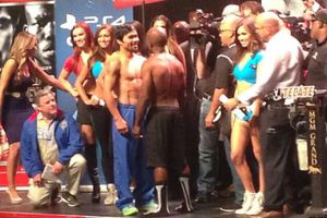 Bradley y Pacquiao libran báscula sin problemas