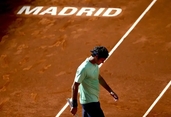 Federer se despide de Madrid