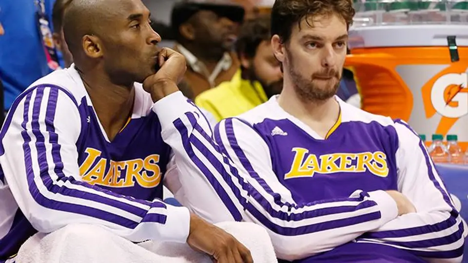 Pau Gasol, triste por la lesión de Kobe