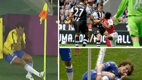 Farsantes de la cancha: jugadores que fingen faltas