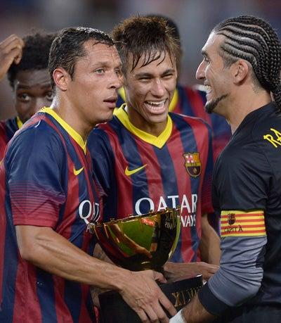 Neymar consiguió su primera copa con su nuevo equipo | AP