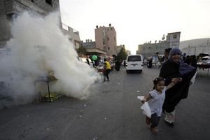 Activistas protestan con coche bomba previo al GP de Bahrein